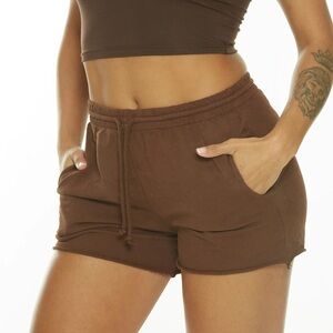 Shon Simon 100% Cotton Drawstring Shorts - Large‎